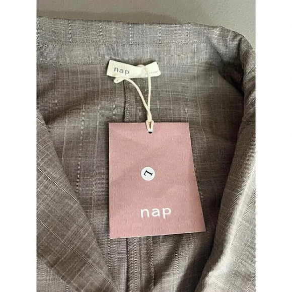 Nap Loungewear Womens Oversized One Button Blazer Size L Slouchy Loose Fit - Picture 14 of 16